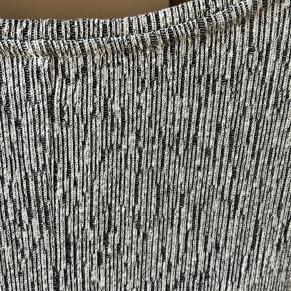 J.Jill Pure Jill Sz L Petite Textured Gray Linen Blend Knit Tunic Top Lagenlook - Picture 7 of 7